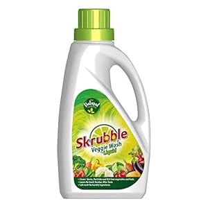 Skrubble Veggie Wash Liquid | Fruits and Vegetables Washing Liquid | Made with 100% Food Grade Ingredients (1L)