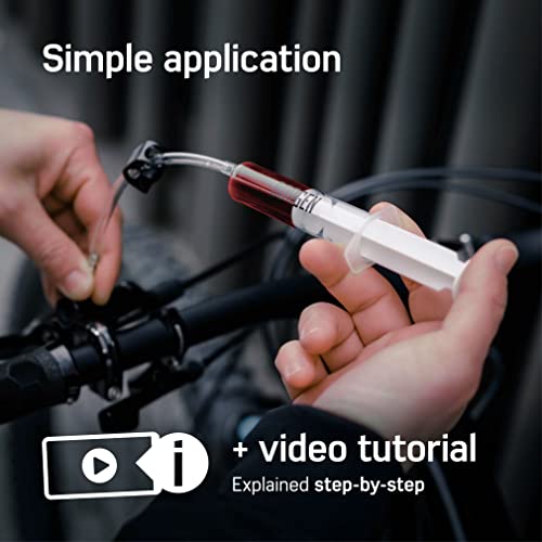 Borgen Bike Brake Bleed Kit for Shimano Hydraulic Disc Brakes I Brake Bleeder Kit Bike with 100ml (3.4oz) Hydraulic System Mineral Oil - Made in Germany. Step by Step Instructions and Video Manual - Image 5