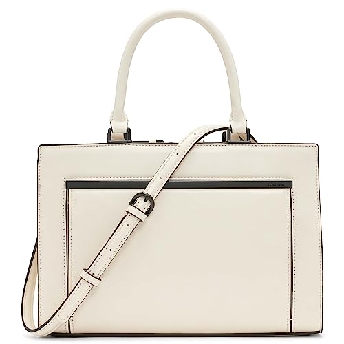 Image of Calvin Klein Womens Astrid Triple Compartment Organizational Satchel
