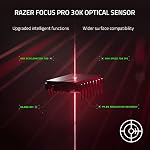 Razer DeathAdder V3 Pro Wireless Gaming Mouse: 64g Lightweight Ergonomic - 30K DPI Optical Sensor - Gen-3 Optical Switches - 8 Programmable Controls - Up to 90 Hr Battery - White - Image 5