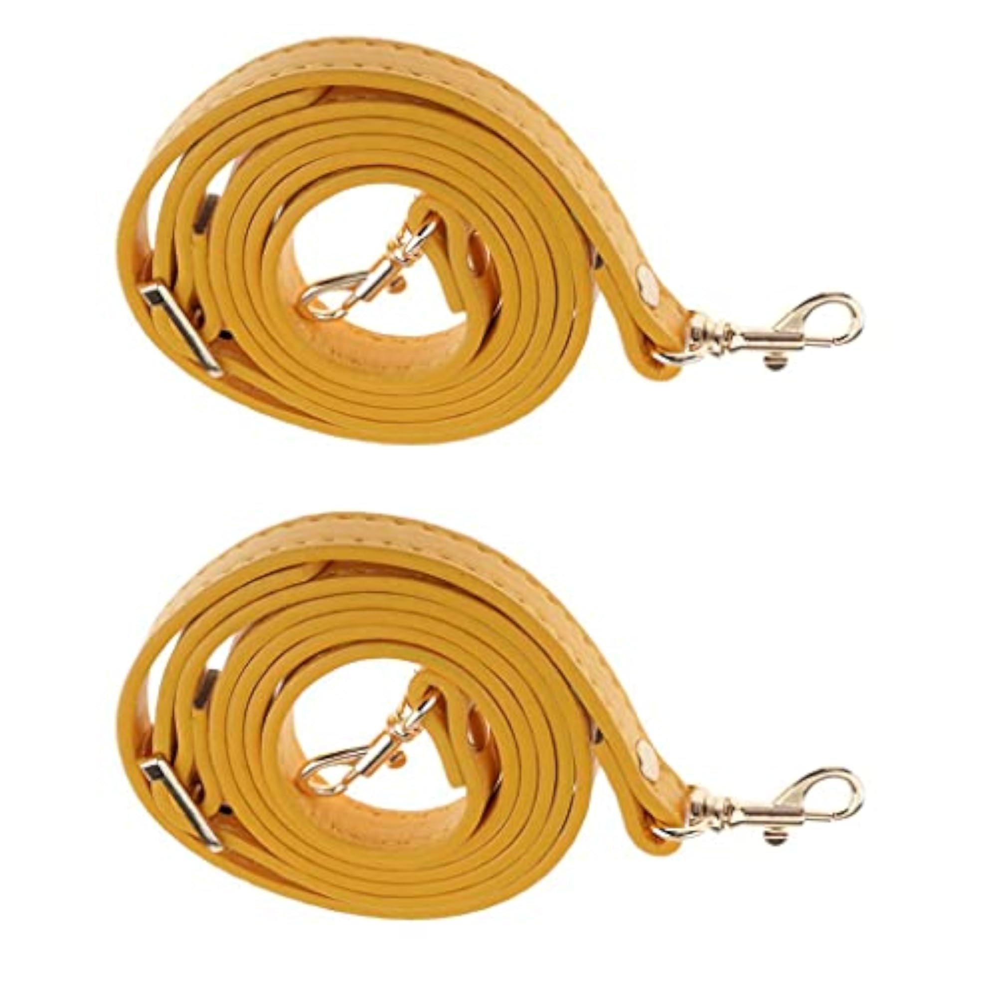 2pcs Adjustable Shoulder Bag Handbag Straps, Yellow