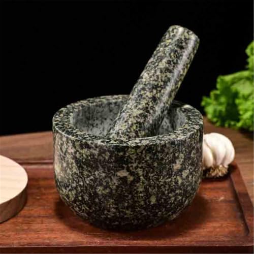 Mortero de cocina juego de mortero triturador semillas nueces especias 8