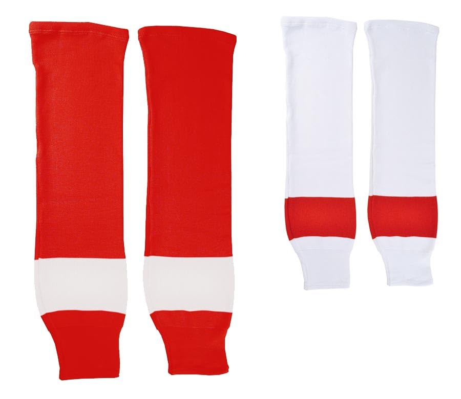 Sher-wood Schanner Eishockey Stutzen Detroit Chaussettes de Hockey Mixte Enfant