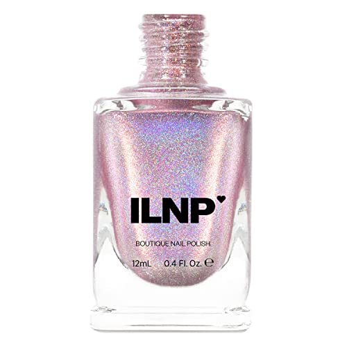 Image of ILNP Morning Rays - Mauve Pink Holographic Shimmer Nail Polish