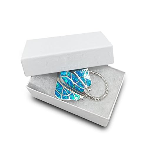 TheDisplayGuys 25-Pack #21 Cotton Filled Cardboard Paper Jewelry Box Gift Case - Swirl White (2 5/8" x 1 5/8" x 1")