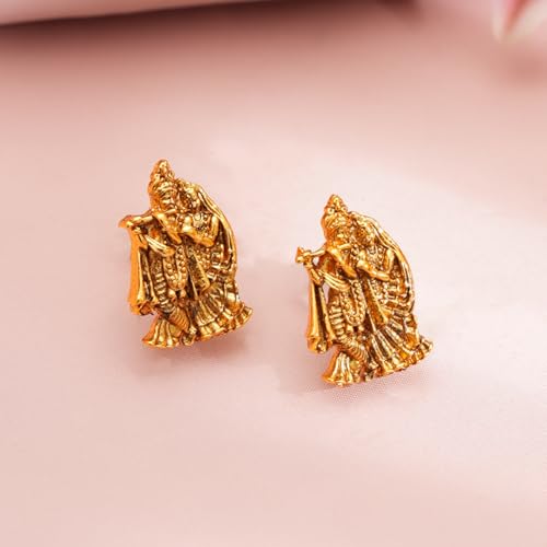 Image of Rubans Temple Necklace Set Traditional Stylish Jewellery Gift for Women & Girls