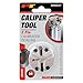 Performance Tool W80627 Adjustable 2 Pin Brake Caliper Piston Wind-Back Tool with 3/8-Inch Drive and Compatibility for Most Domestic and Import Cars