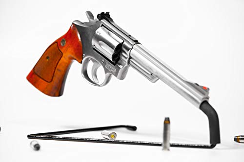 Hold Up Displays - in Barrel Countertop Pistol Holder - 8" x 5" Base (3 Pack)