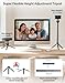 Etour Webcam Tripod Stand, Height Extendable Tripod with 360° Swivel Balhead for Webcam/Camera/Phone, for NexiGo N60 Logitech Webcam C920 C922 C922x C925e C930 C930e C615 Brio 4K with 1/4