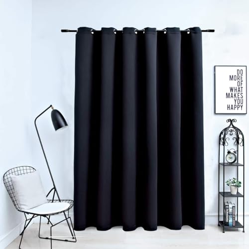 Rideau occultant en polyester lourd de qualité supérieure avec œillets métalliques - 2