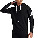 Stile inimitabile. Kappa Uomo Authentic Sand CHARICE Polo a Maniche Lunghe, Nero/Bianco, S Regular