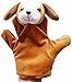 Detazhi Handpuppe Tier Plüschtiere Tuch Pädagogische Kognition Hand Spielzeug Finger Puppen Wolf Pig Tiger Hund Puppe(Farbe:1)