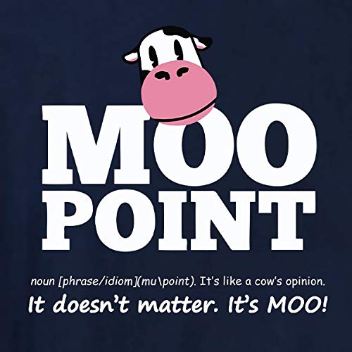 Filmy Vastra Men's & Women's- Friends - MOO Point- The Cow's Opinion - 100% Cotton Hoodie offers donot miss