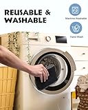 Lictin Washable Protective Incontinence Pads for Men for Urinary, Reusable Incontinence Guards Maximum Absorbency for Leakage, Invisible Protection, Classic Cut - Pack of 2 - Black - Image 5