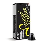 Italian Coffee pods compatible with Nespresso Original machines Italian Expresso capsules 100 Ristretto regular pods 100 Count Pack of 1