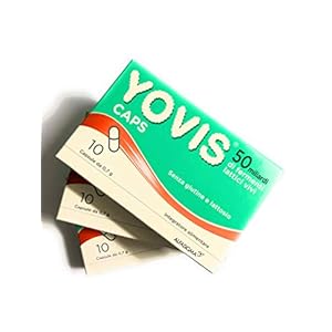 3X YOVIS CAPS – Integratore di Fermenti Lattici Vivi da 50 Miliardi – 30 CAPSULE