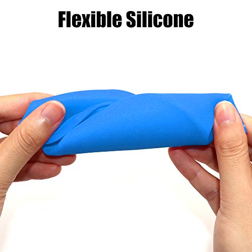 Staruby Silicone Mini Cake Molds 4 Inch Round Baking Pan Non-Stick Silicone Baking Mold Bakeware Pan Reusable Cake Pans For Mini Cake Mousse Dessert, Blue, Set Of 6 #TOP1