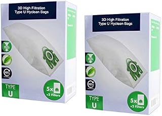 Deals2u365 - 3D U Type Hoover Bags For MIELE S7, S7000 S7210 S7260 S7280 S7580 S7510 S7000 Series Vacuum Cleaners (Pack of 10)