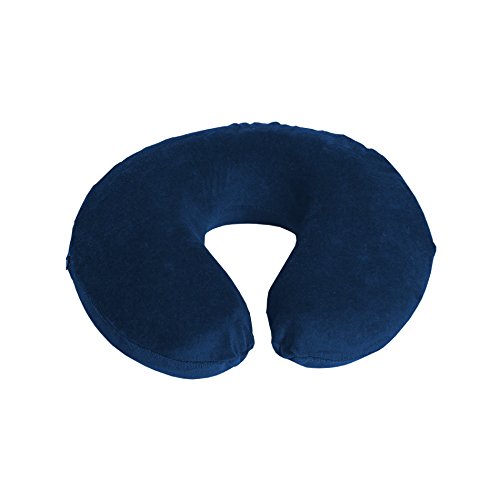 Deluxe Comfort Memory Foam Ufo Travel Pillow - Therapeutic Memory Foam - Removable Easy Care Machine Washable Pillow Cover - Travel Neck Tension And Stress Relief - Travel Pillow, Blue #TOP16