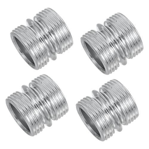 Mobestech 4個 コネクタ 棚接続ネジ 金属棚部分 メタルラック棚固定パーツ ワイヤー棚アクセサリー ワイヤー棚パーツ ワイヤーラック棚パーツ 金属棚の交換部品 冷間圧造鋼 Silver