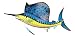 Ocean Sailfish Salt Water Fishing Replica Wall Mount