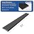 Ruedamann 1" Rise Threshold Ramps for Doorways, PVC Doorway Ramps, 1700Lbs Capacity, Transition Strip Reducer for Wheelchair, Scooter, Floor, Tile, Cuttable (Black, 3' Long, Not Included Adhesive)