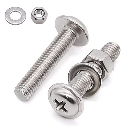 Glvaner M5-0.8 x 16mm ���� (30�Z�b�g) �p���E�H�b�V���[�w�b�h �t�B���b�v�X �h���C�u ���l�W M5-0.8�Z�p�i�b�g�ƃt���b�g���b�V���[�t�� �n�[�h�E�F�A�l�ߍ��킹 �X�e�����X�X�`�[�� 304 (18-8)