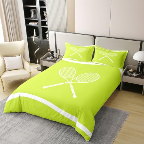 Housse de couette 100% coton avec parure de lit 3 pièces à lignes géométriques - 5