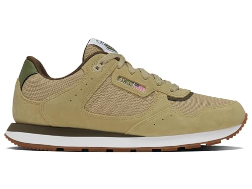 K-Swiss Vista Runner T, Scarpe da Ginnastica Uomo, Mojave Desert Dark Olive Gum, 44.5 EU