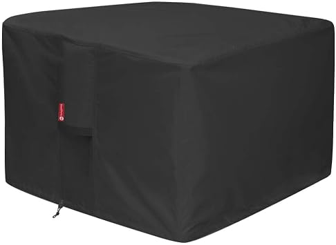 SheeChung Fire Pit Cover Square 48"Lx48"Wx29"H,Waterproof 600D Polyester