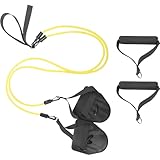 Sangle de résistance verticale – accessoire d'entraînement pour la natation, corde de traction résistante, ceinture en néoprène pour plus de confort. cette bande de résistance est facile à installer et idéale pour l'entraînement à la natation