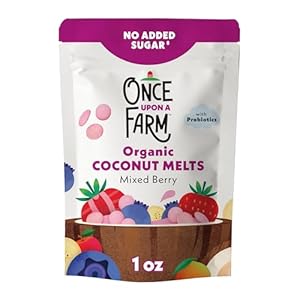 Once Upon a Farm Organic Coconut Melts, Mixed Berry, 1oz