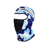 MOSCOW MULE Sturmhauben Isolierte Gesichtsmaske Hoodies Taktisches Leichtes Ski Snowboard Motorrad Radfahren Laufen (Blue Warrior)