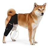 WZXOZYNG Dog Knee Brace for Hind Leg – Adjustable Rear Leg Support with 2 PP Resin Bars, Helps Torn ACL, Ligament Injuries, Luxating Patella & Hip Dysplasia Recovery for Left/Right Hind Leg (XS)