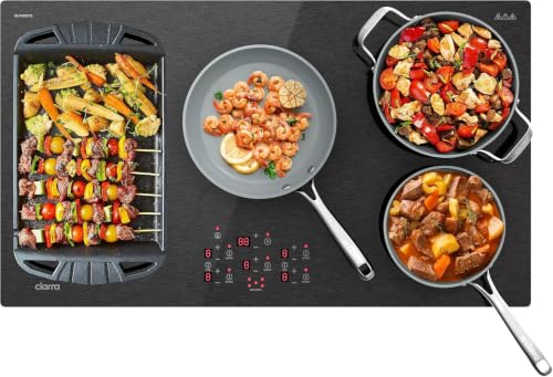 Image of CDV 36 Inch Induction Cooktop 5 Burners 9600W