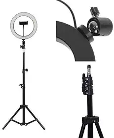 Ring Light Iluminador Grande 10 Polegadas + Tripé Grande