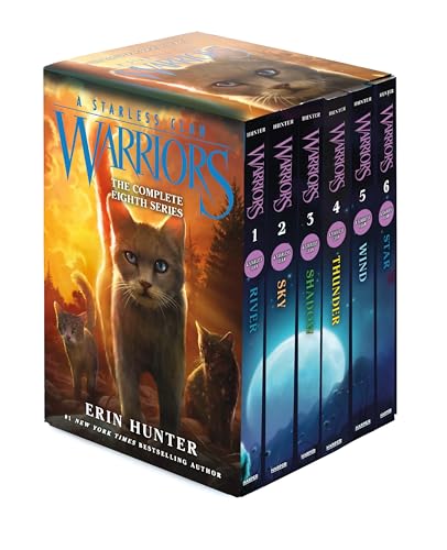 Warriors: A Starless Clan Box Set: Volumes 1 to 6: A Starless Clan 1: River, A Starless Clan 2: Sky, Starless Clan 3: Shadow, A Starless Clan 4: ... Clan 5: Wind, A Starless Clan 6: Star