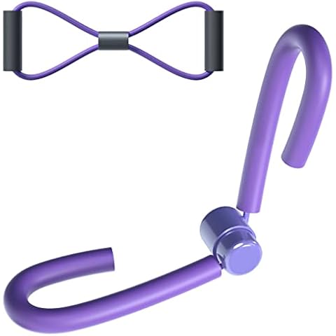Big Size Thigh Master Muscle Fitness Equipment, Bodybuilding Expander, Toning Arm Leg Exerciser for Home Gym Yoga Sport Slimming Training, Thighmaster with One Resistance Band Figure-8 Cover