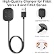 Oumida Ladekabel Kompatibel mit Fitbit Versa 4 /Sense 2 /Versa 3/Sense Ladegerät, 50cm/1.65ft & 100cm/3.3ft USB Ladestation Charger Cable Dock Kabel für Fitbit Versa 4/Versa 3/Sense(100cm*1pcs)
