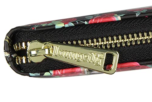 Loungefly Disney Beauty And The Beast Belle Roses Zip Around Wallet4