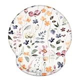 Ksriylm Pretty Floral Print Ergonomic Mouse Pad...