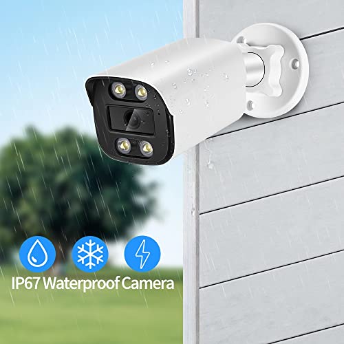 SECULINK 5MP POE Camera Outdoor Security 1920P HD Color Night Vision Human Detection Alarm Metal Case IP66 Waterproof Remote Access - Image 4
