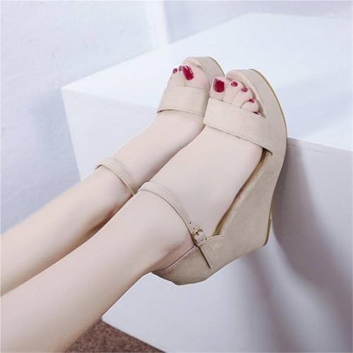 Women Shoes Platform Sandals Women Peep Toe High Wedges Heel Ankle Buckles Sandalia3