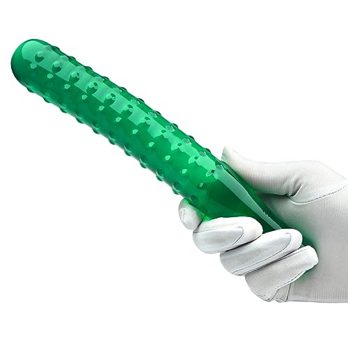 Roluck 24.5cm Realistischer Dildo,TPE Gurkendildo mit strukturierten Pellets Adult Toys Vaginal G-Punkt Anal Play für Männer Frauen Paare Anfänger – Bild 8