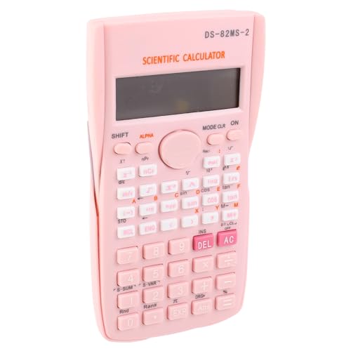 Calculadoras Científicas, Calculadora Rosa Multifuncional de 12 Dígitos para Estudiantes, Profesores, Profesionales de Negocios, útiles Escolares, Regalos (Rosa) - imagen 4