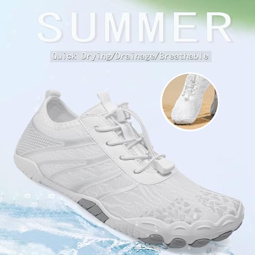 Image of Hike Barefoot Shoes Women Men Pro Water Footwear Wide Toe Box Non-Slip Unisex Athletic Outdoor Running Shoes