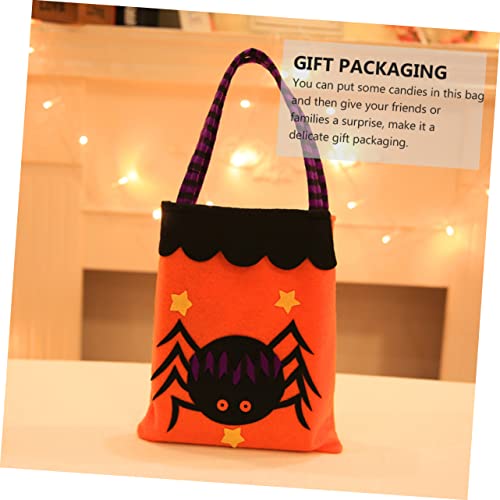 HAPINARY 4 peças de decoração de biscoitos, bolsa de presente, doces, compras, portátil, tecido de f