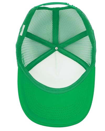 Image of Gelante 12 Pcs Sublimation Blank Trucker Hats - 5 Panel Mesh Snapback Baseball Cap Bulk