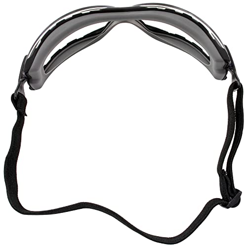Global Vision Sunn Up Gray Motorcycle & Safety Goggles Ansi Z87.1 Scratch-Resistant Anti-Fog Clear Lens #TOP3