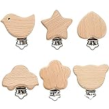 【Der notwendige Schnullerclip für jedes Baby】: Kleinkinder erkunden die Welt gerne mit dem Mund. Der Schnullerclip ist ein sehr gutes Werkzeug, um sie zu verzieren. Es ist ein Muss für jedes Baby!